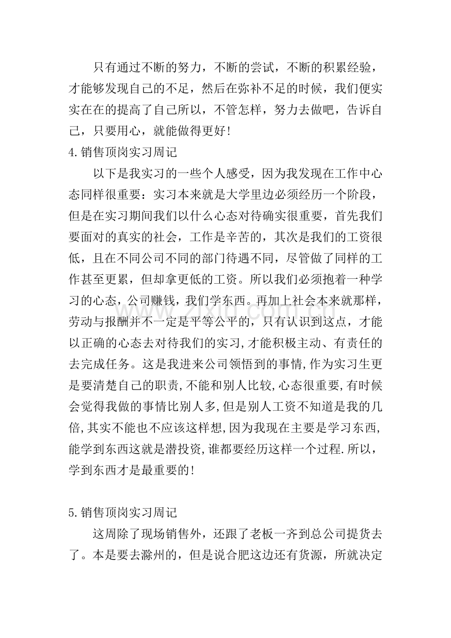 销售顶岗实习周记10篇.doc_第3页