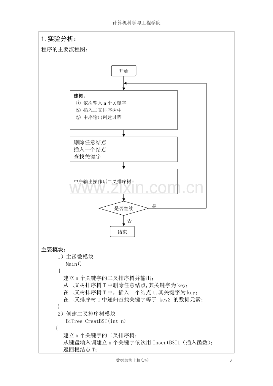 二叉排序树的创建、删除、插入等操作.doc_第3页