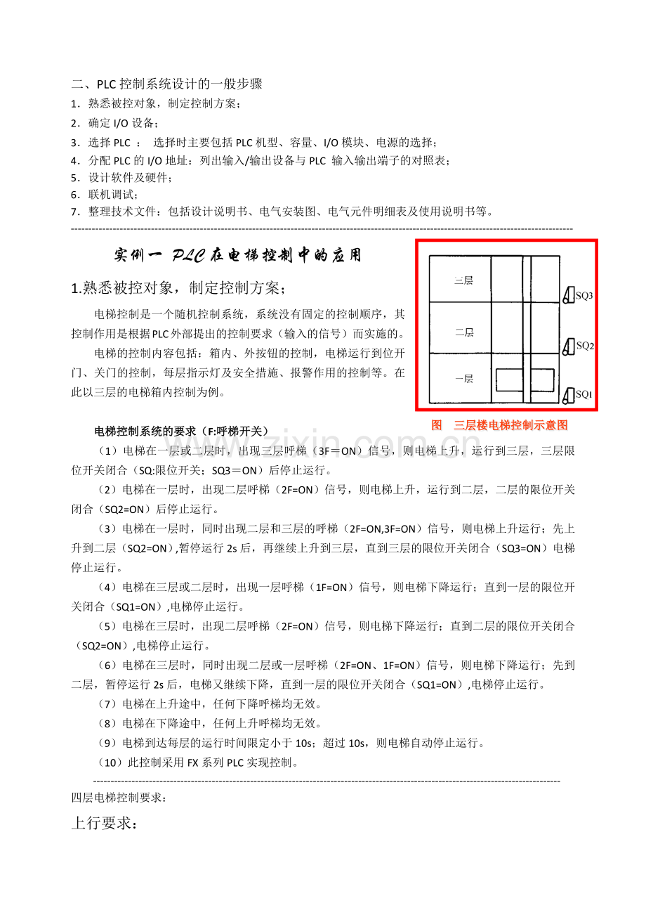 西门子S7-200PLC-控制4四层电梯方案.doc_第2页