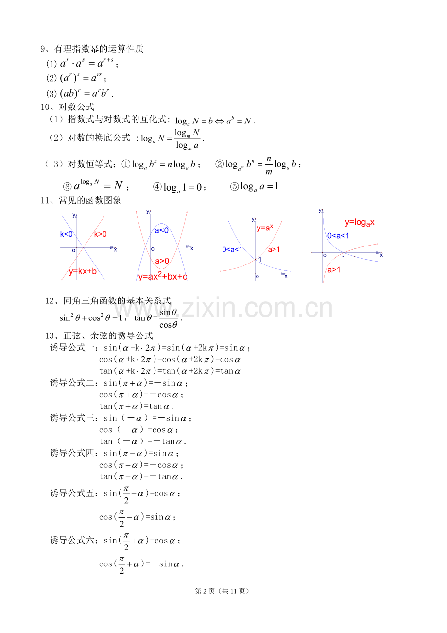 高中数学公式大全(必备版).doc_第2页