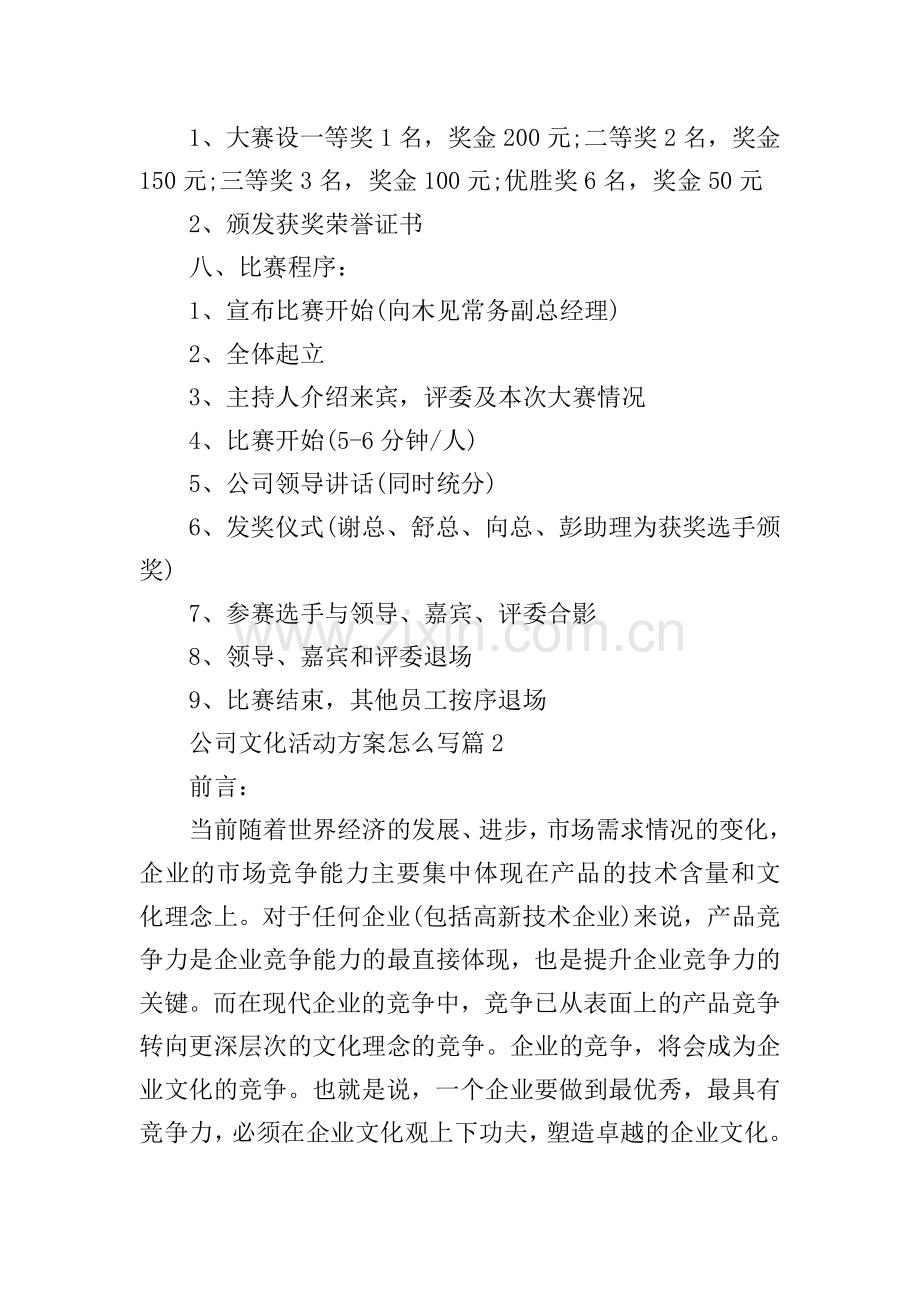 公司文化活动方案怎么写.doc_第2页