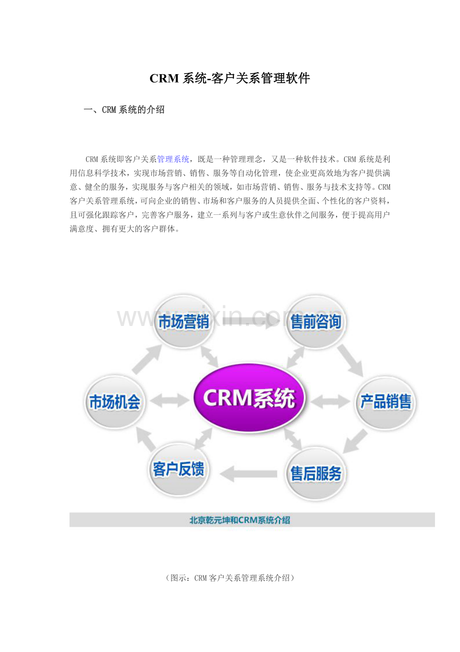 CRM系统-客户关系管理软件.doc_第1页