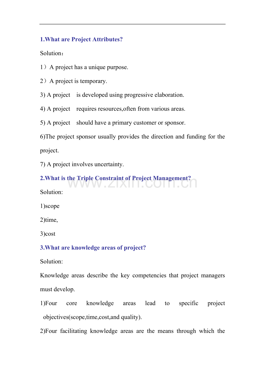 IT项目管理复习资料：PM_Homework1.doc_第1页