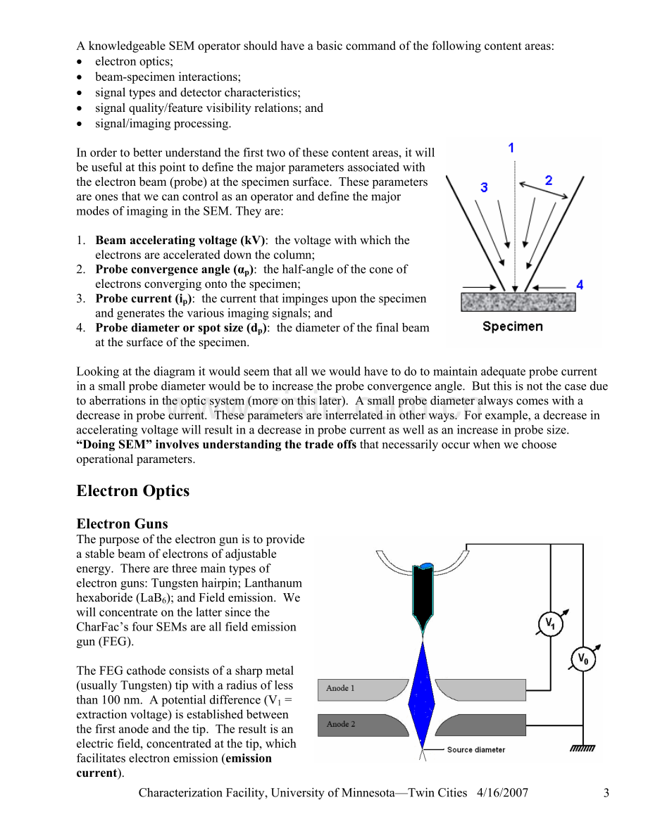 扫描电子显微镜SEM入门（英文）资料.pdf_第3页