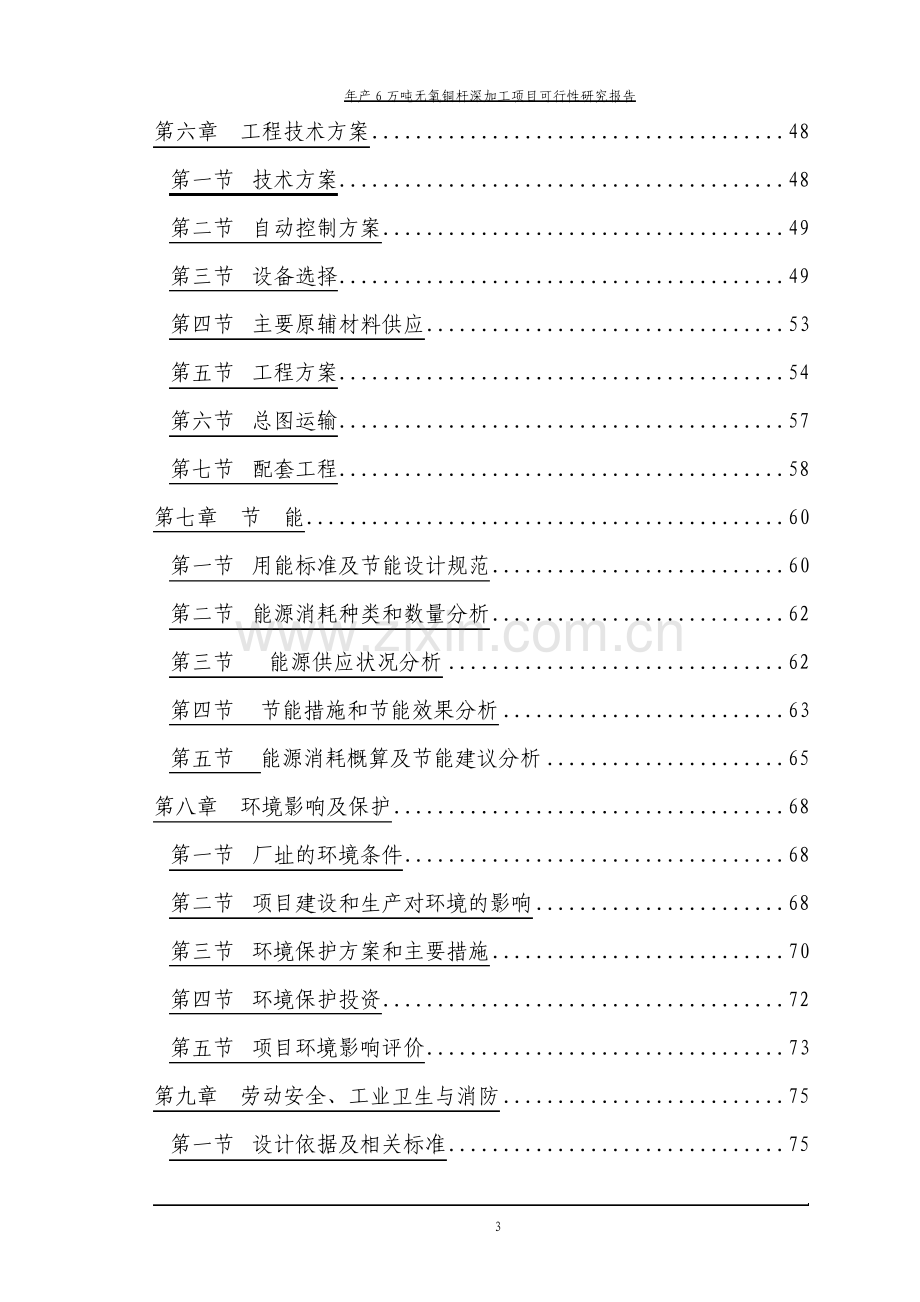 年产6万吨无氧铜杆深加工项目可行性研究报告.pdf_第3页