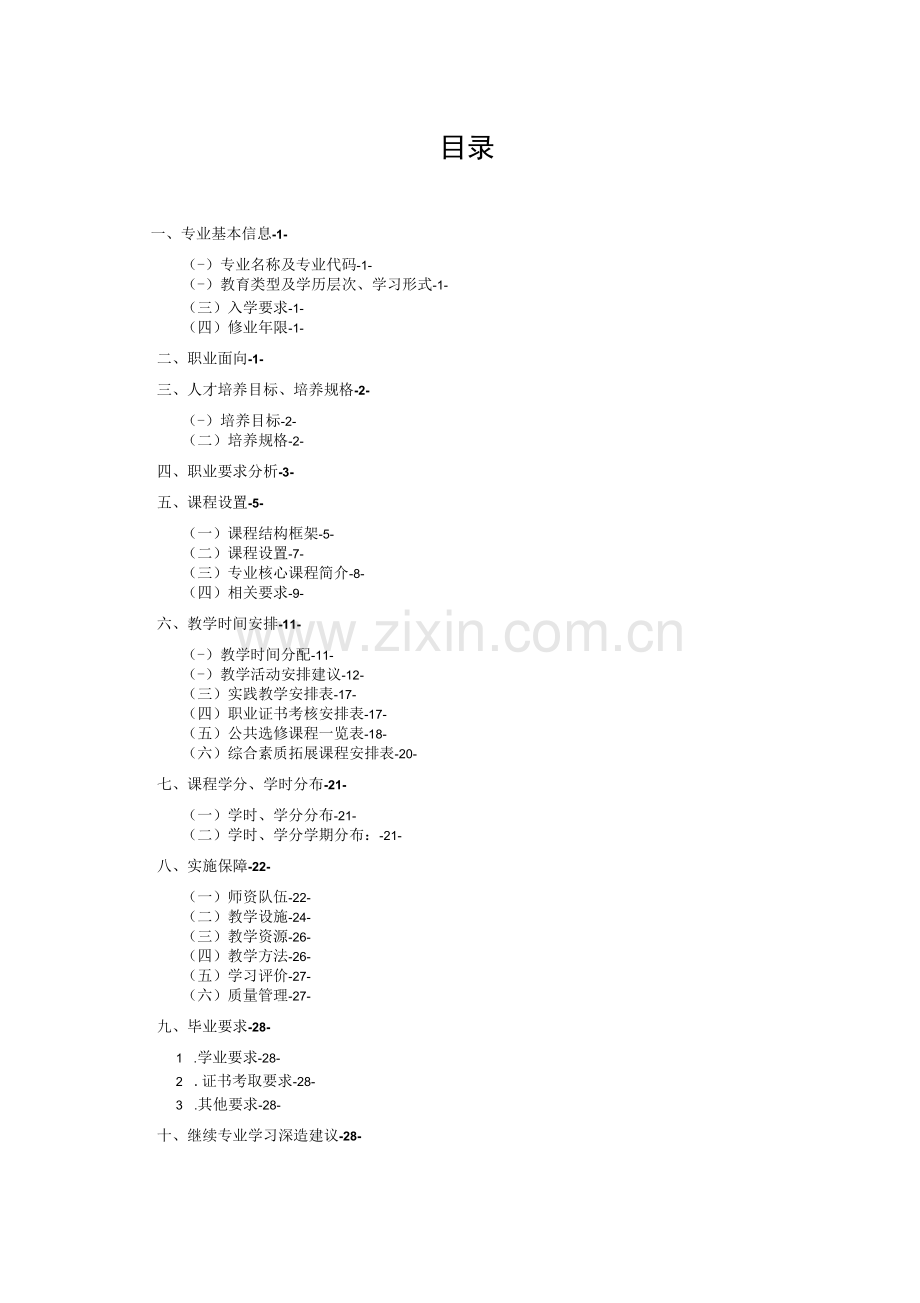 2021级专业人才培养方案(现代通信技术专业)(高职).docx_第1页