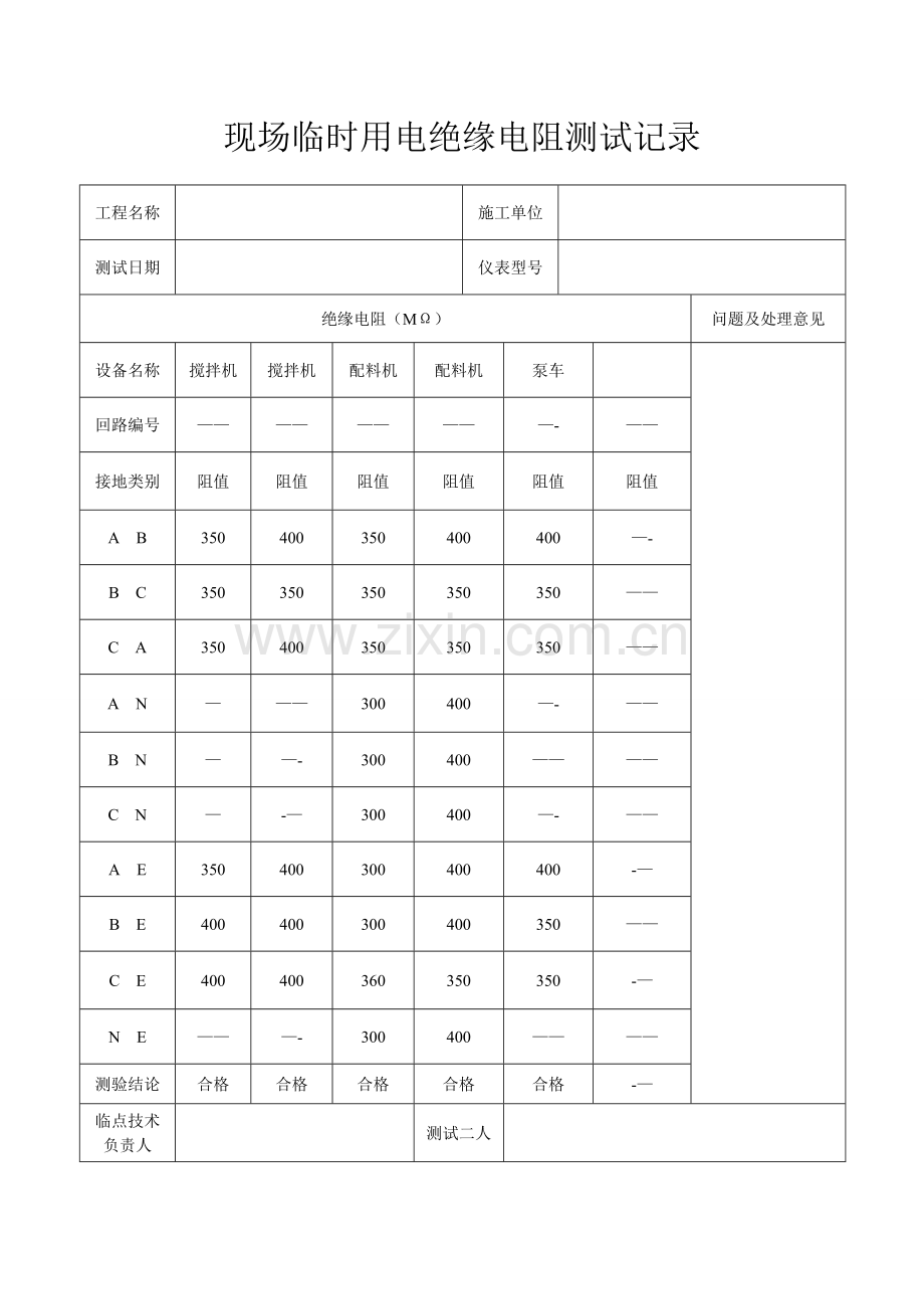 塔吊用电接地电阻测试记录.doc_第2页