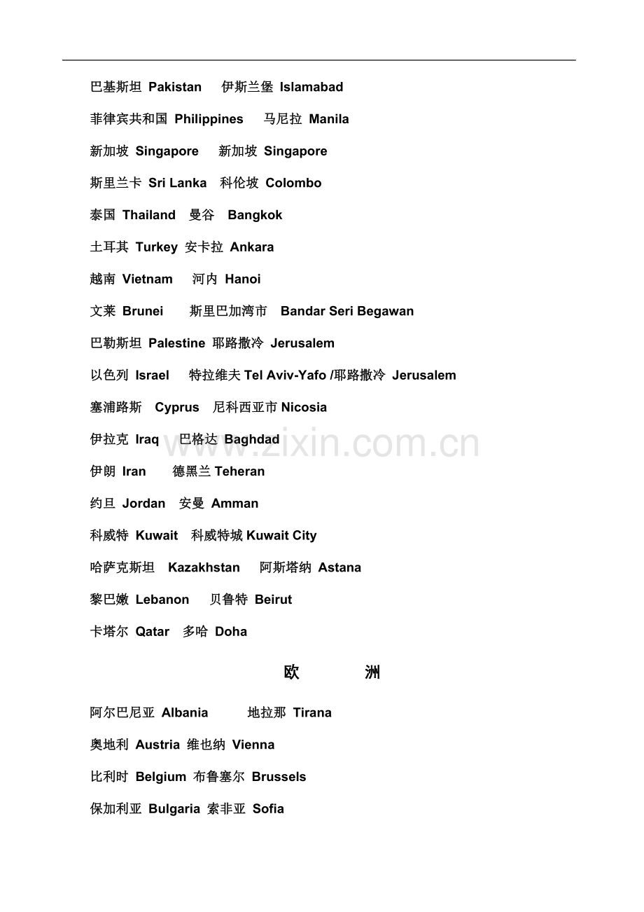 世界各国及首都英文名称.doc_第3页