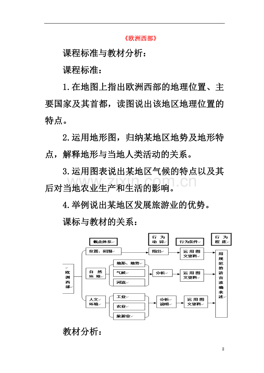 七年级地理下册-第八章-第二节-欧洲西部教案1-(新版)新人教版.doc_第2页