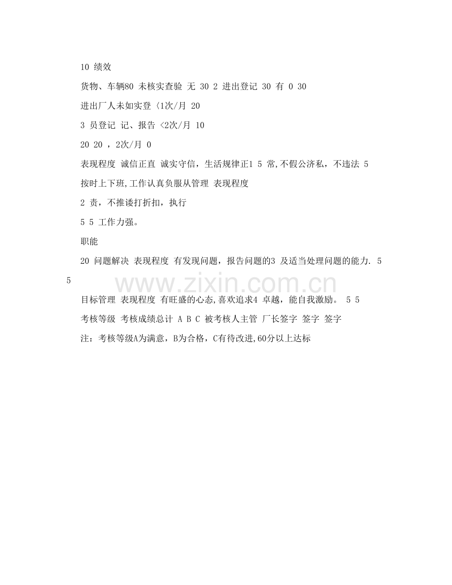 后勤绩效考核表.doc_第3页