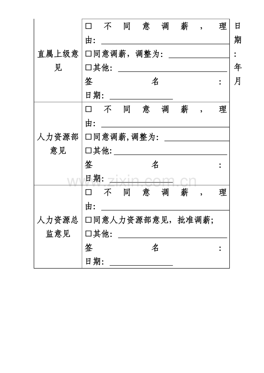 人力资源-调薪申请表.doc_第2页