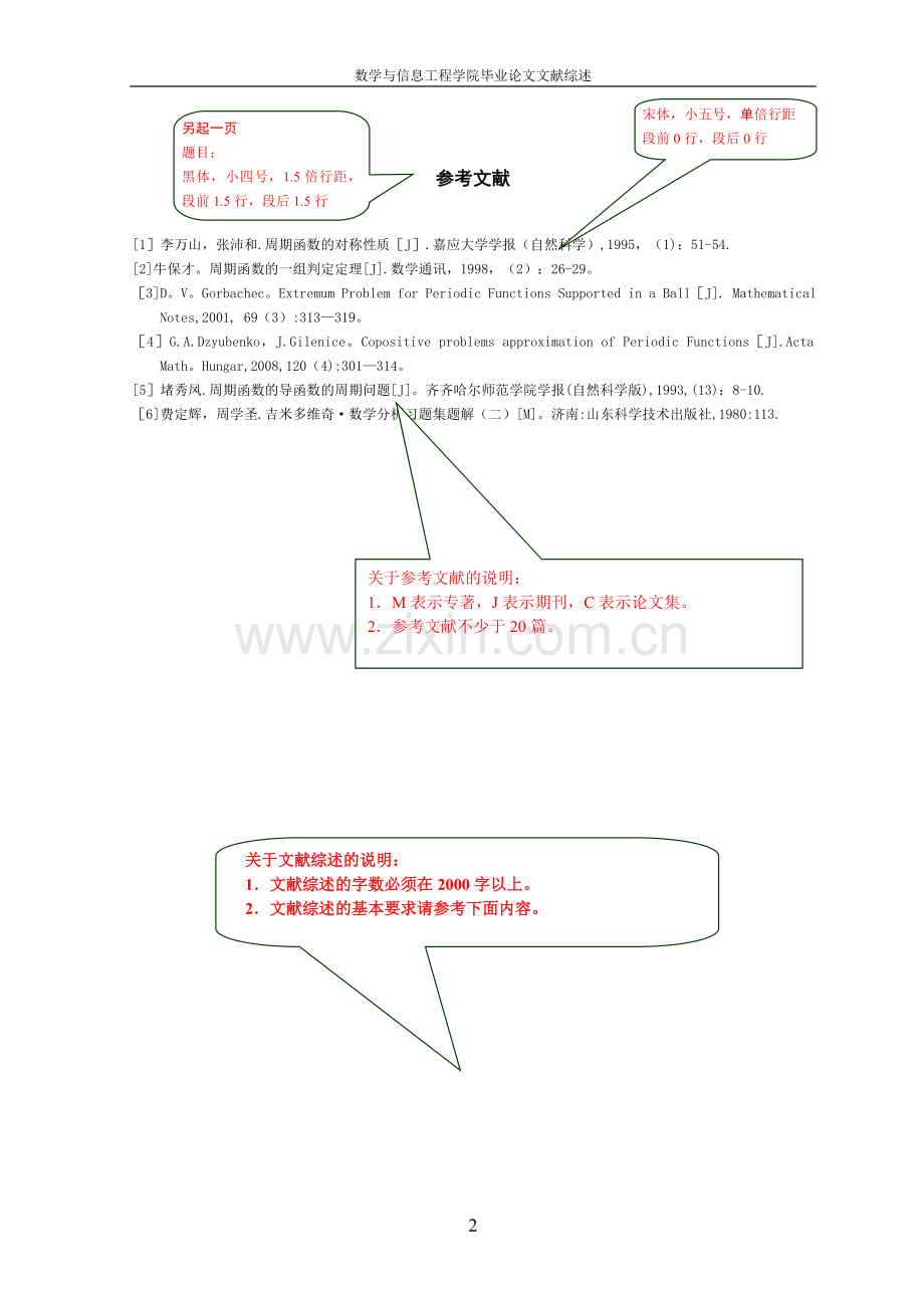 台州学院-毕业论文-文献综述模板及基本要求.doc_第2页