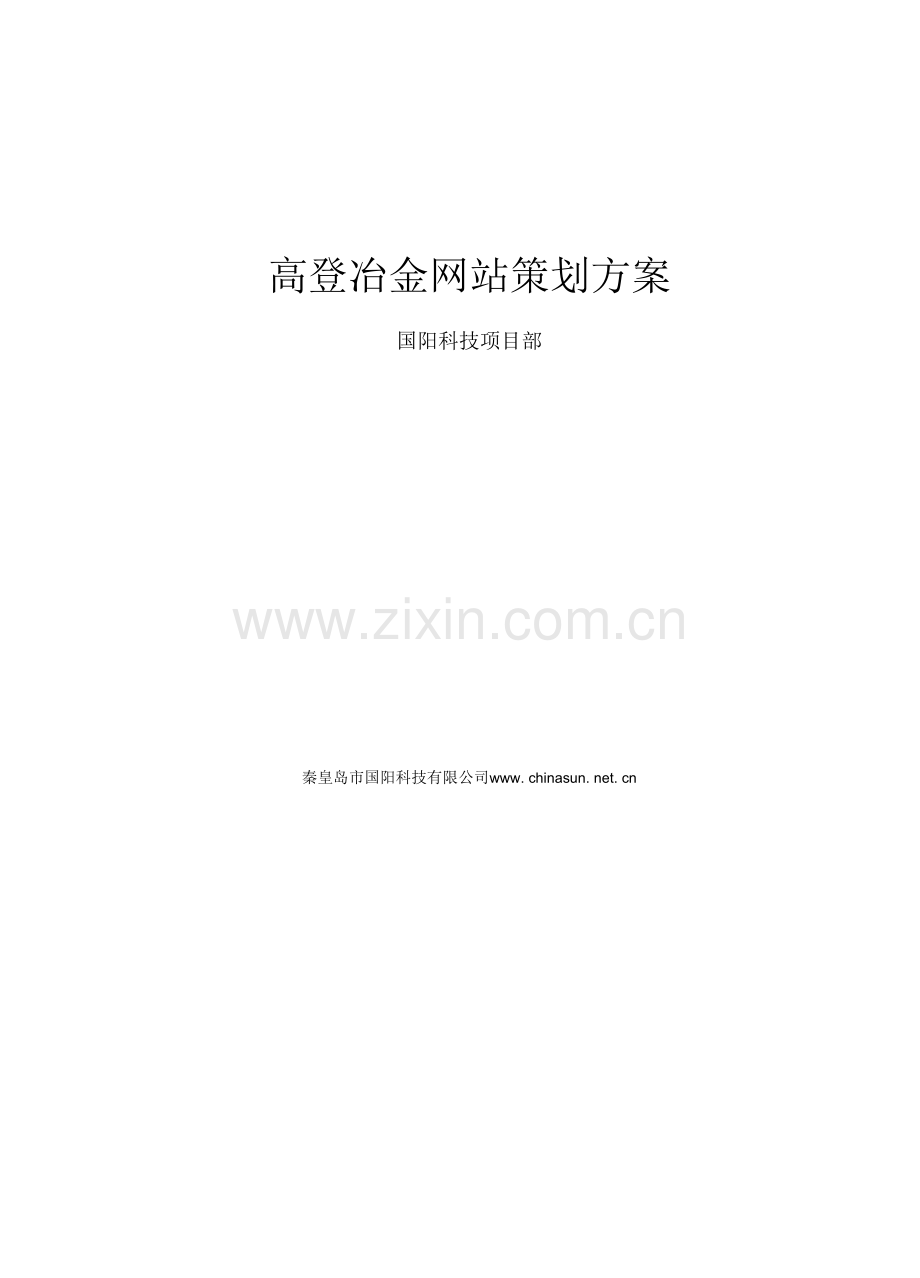 国阳企业网站策划方案.docx_第1页