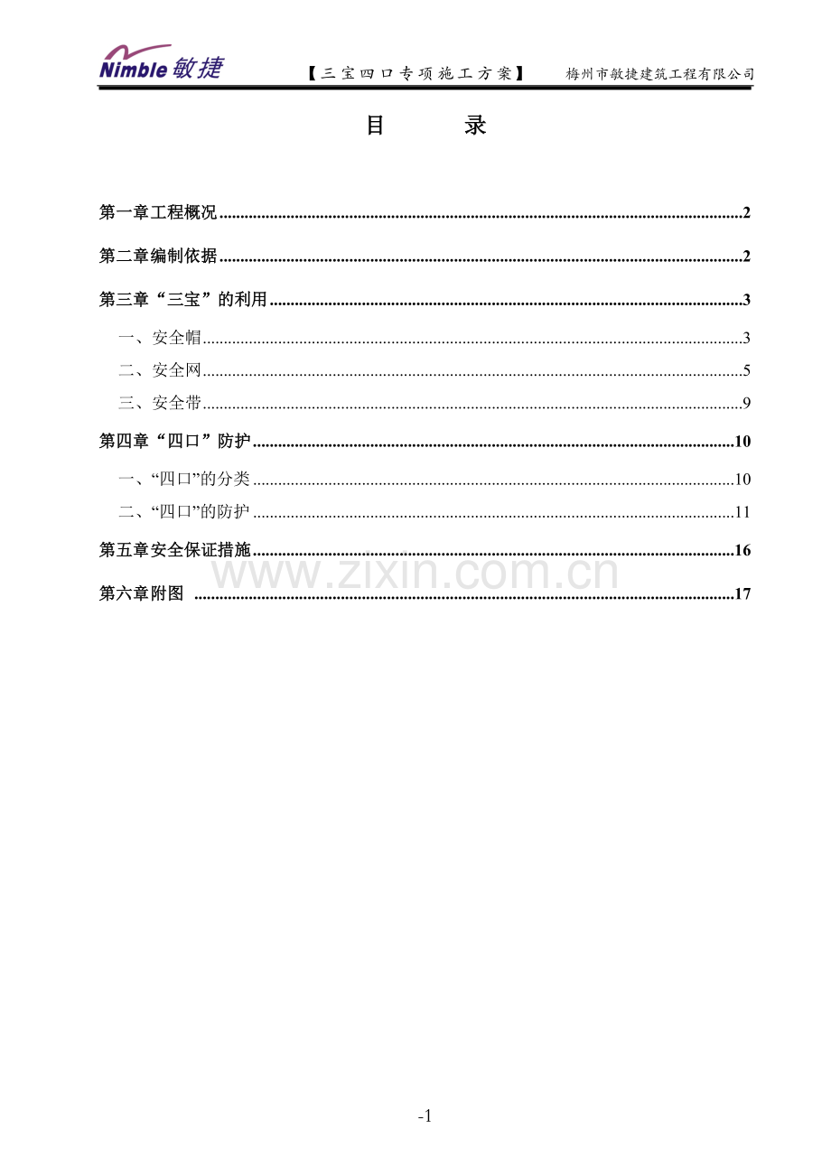 三宝四口专项施工方案(范本).doc_第1页