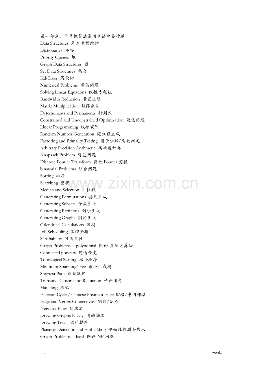 计算机编程及常用术语英语词汇大全.doc_第1页