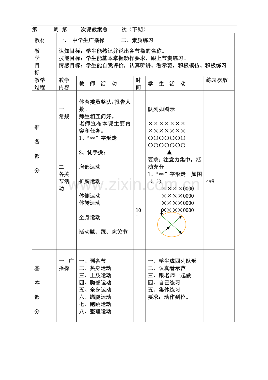 七年级体育与健康教案.doc_第2页