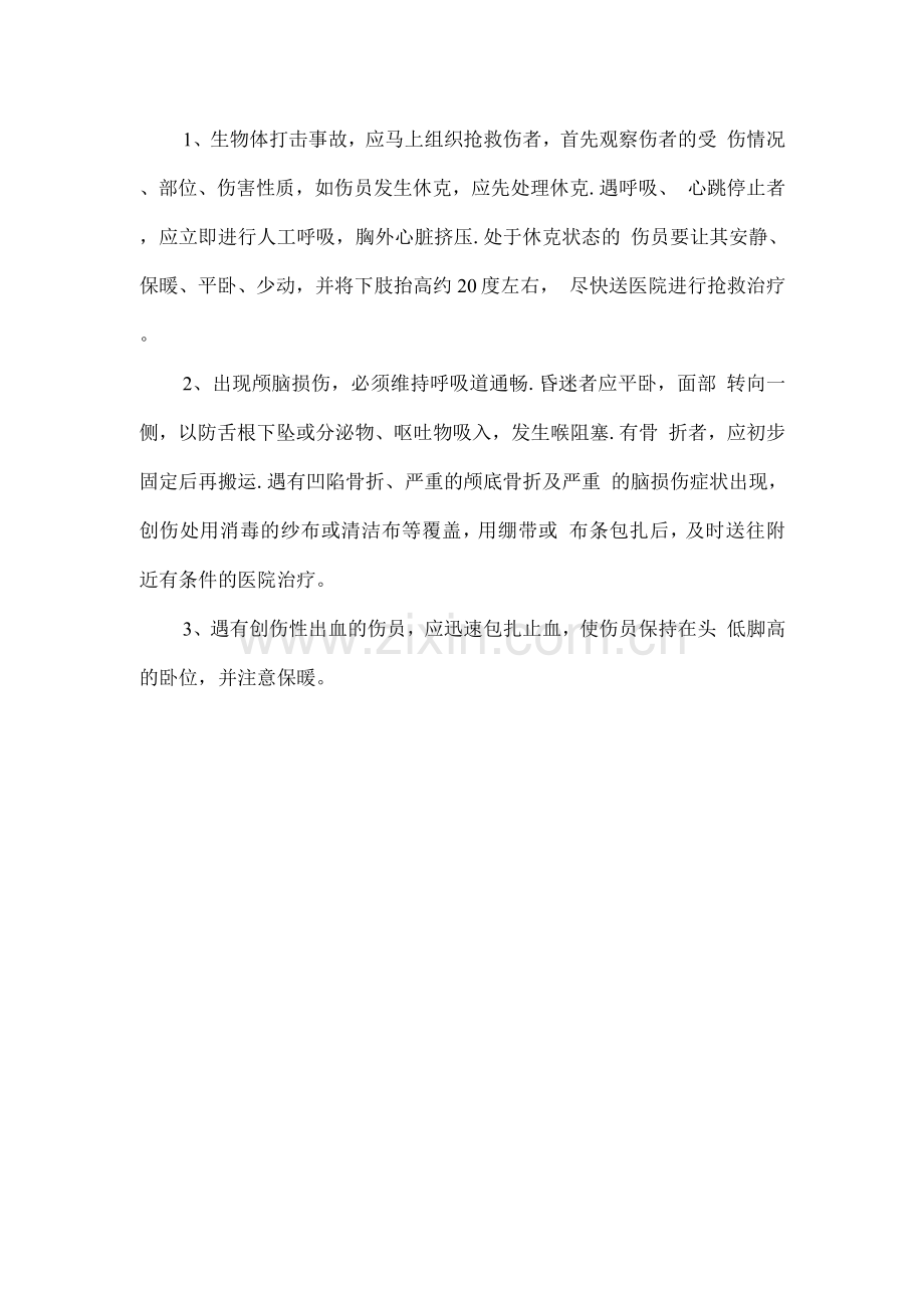 物体打击事故的预防及应急救援措施.docx_第2页