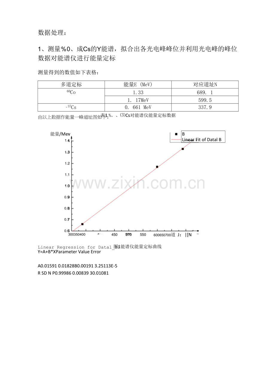 电子能量测量数据处理方法.docx_第1页