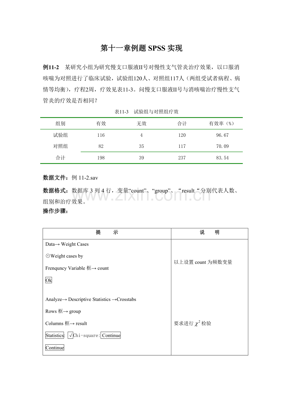 第十一章例题SPSS实现.doc_第1页