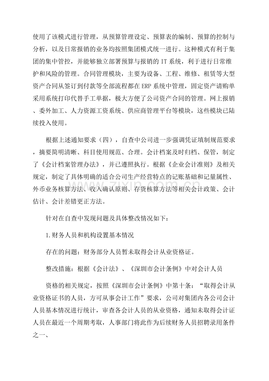 财务专项工作自查整改报告.docx_第3页