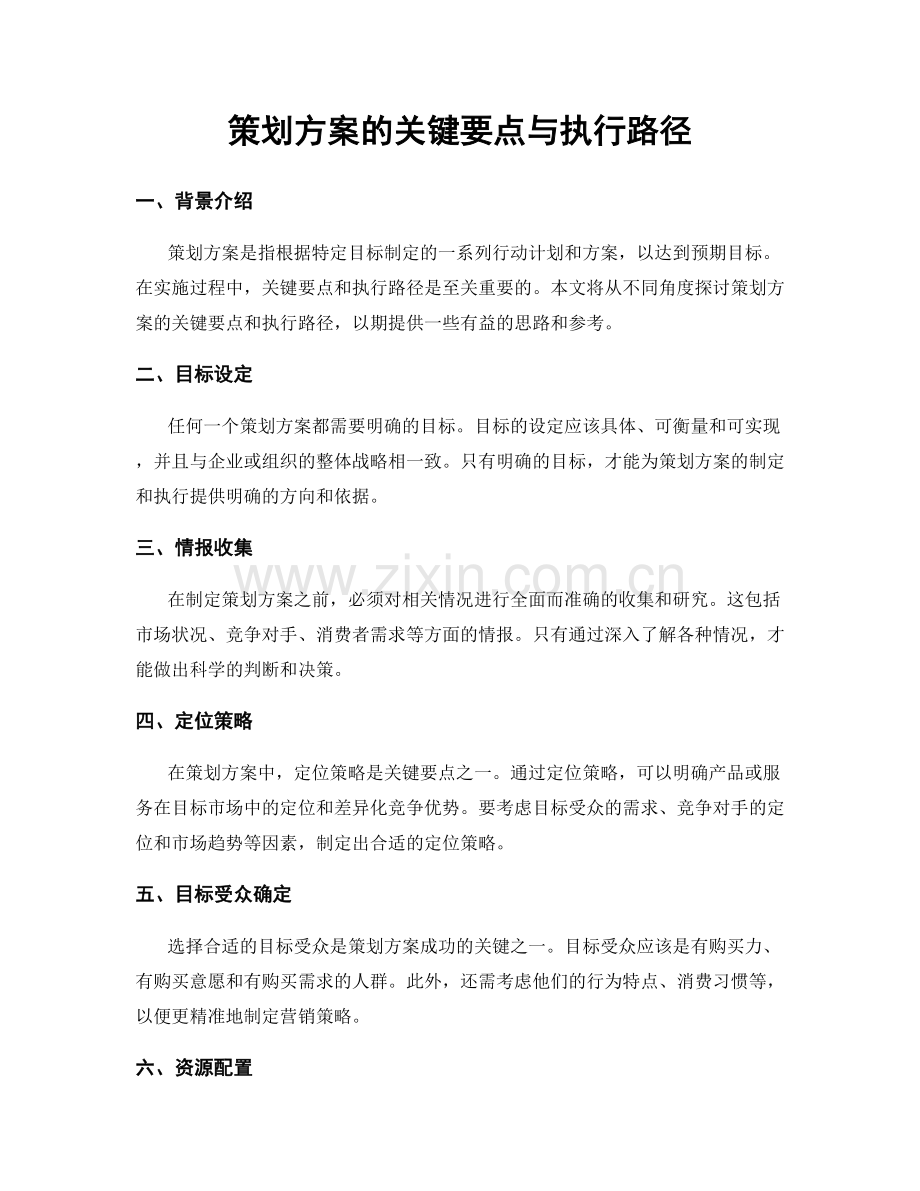 策划方案的关键要点与执行路径.docx_第1页