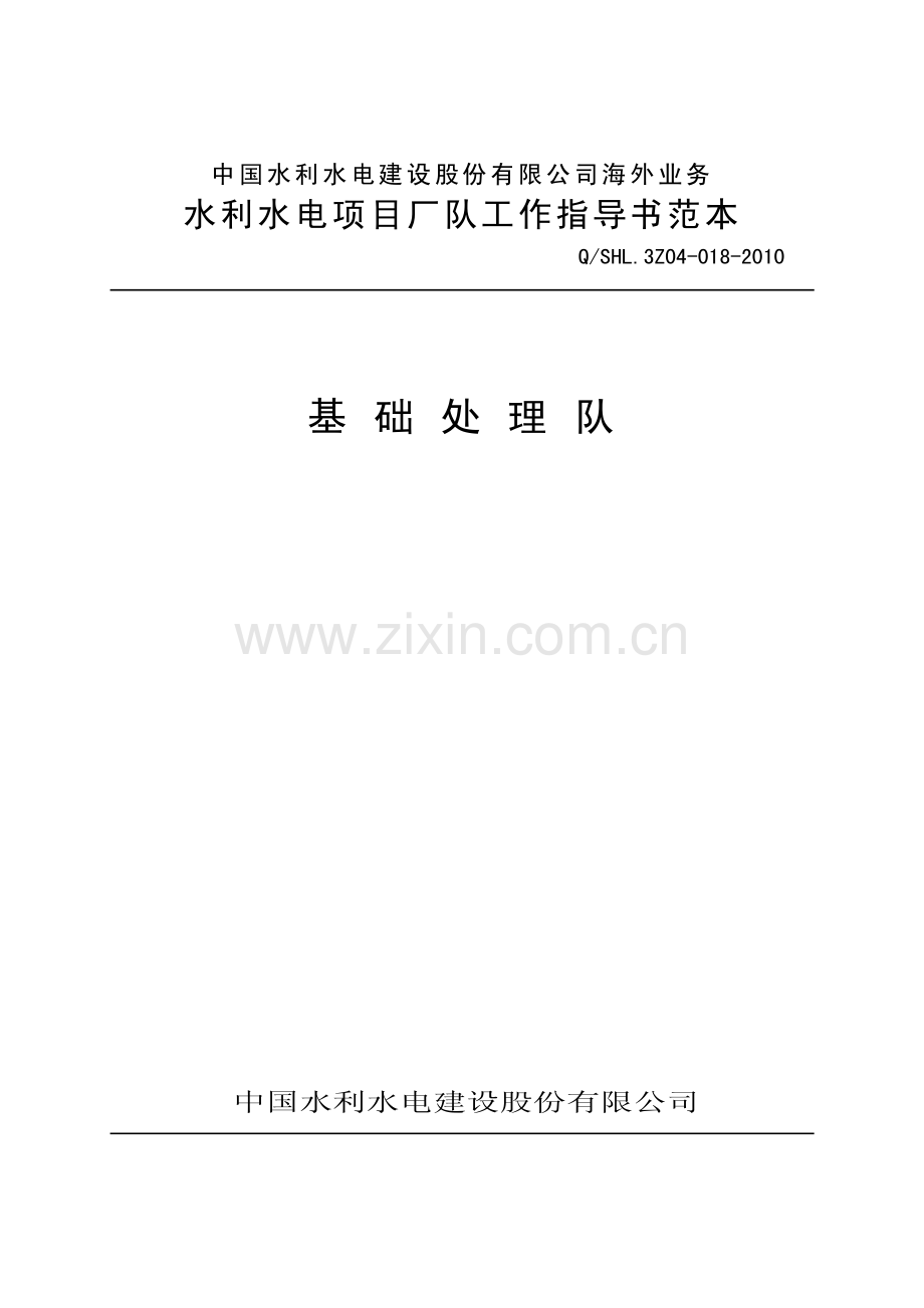 海外业务子体系基础处理队工作指导书范本.pdf_第1页