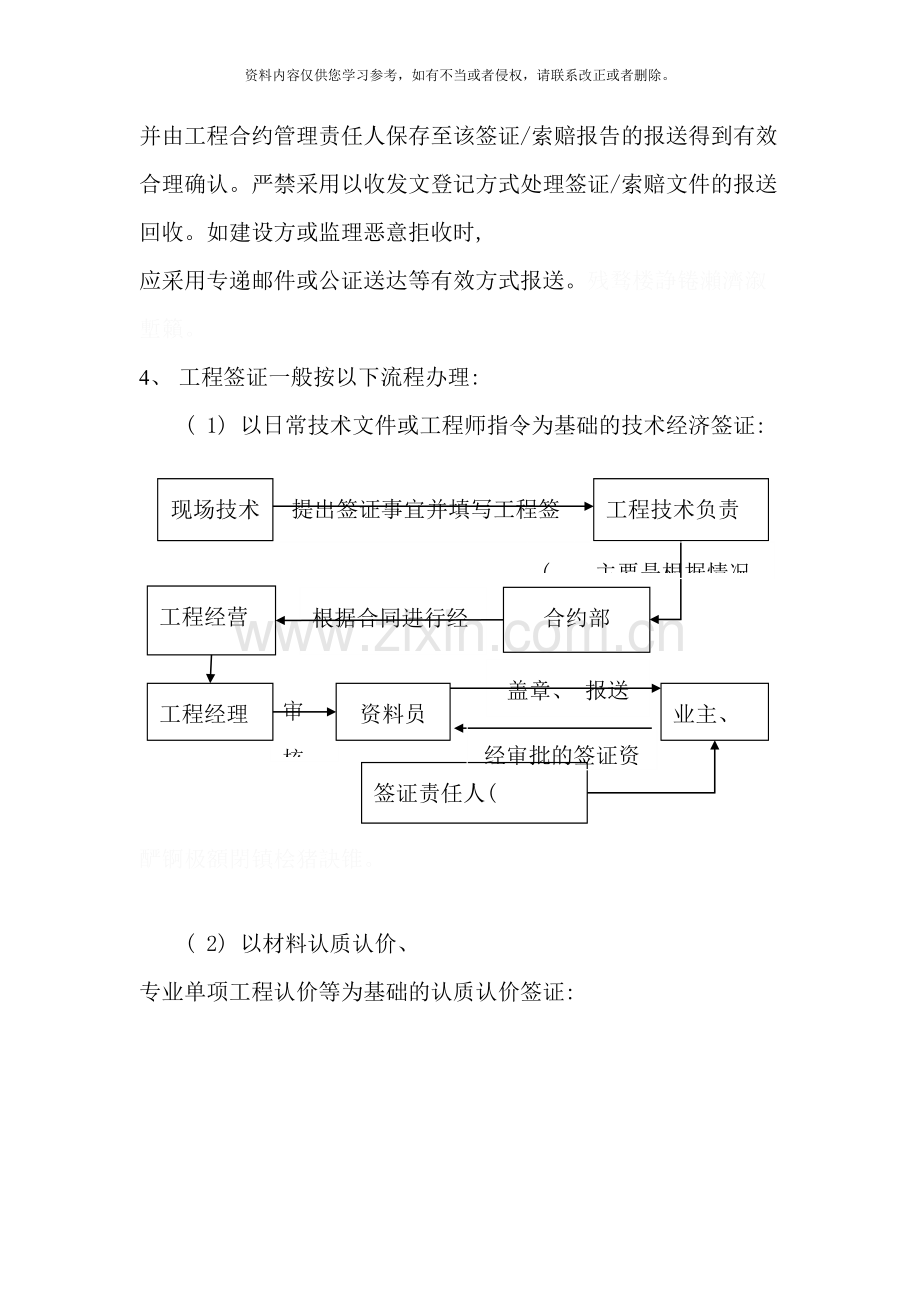 项目部工程签证索赔样本.doc_第2页