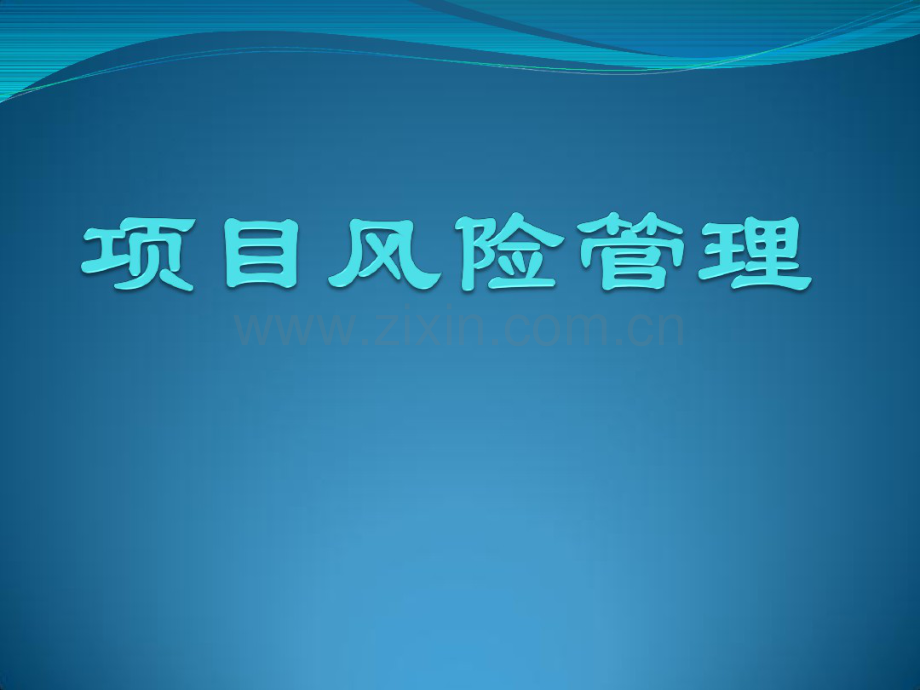 建设工程项目风险管理讲义(103页).pdf_第1页