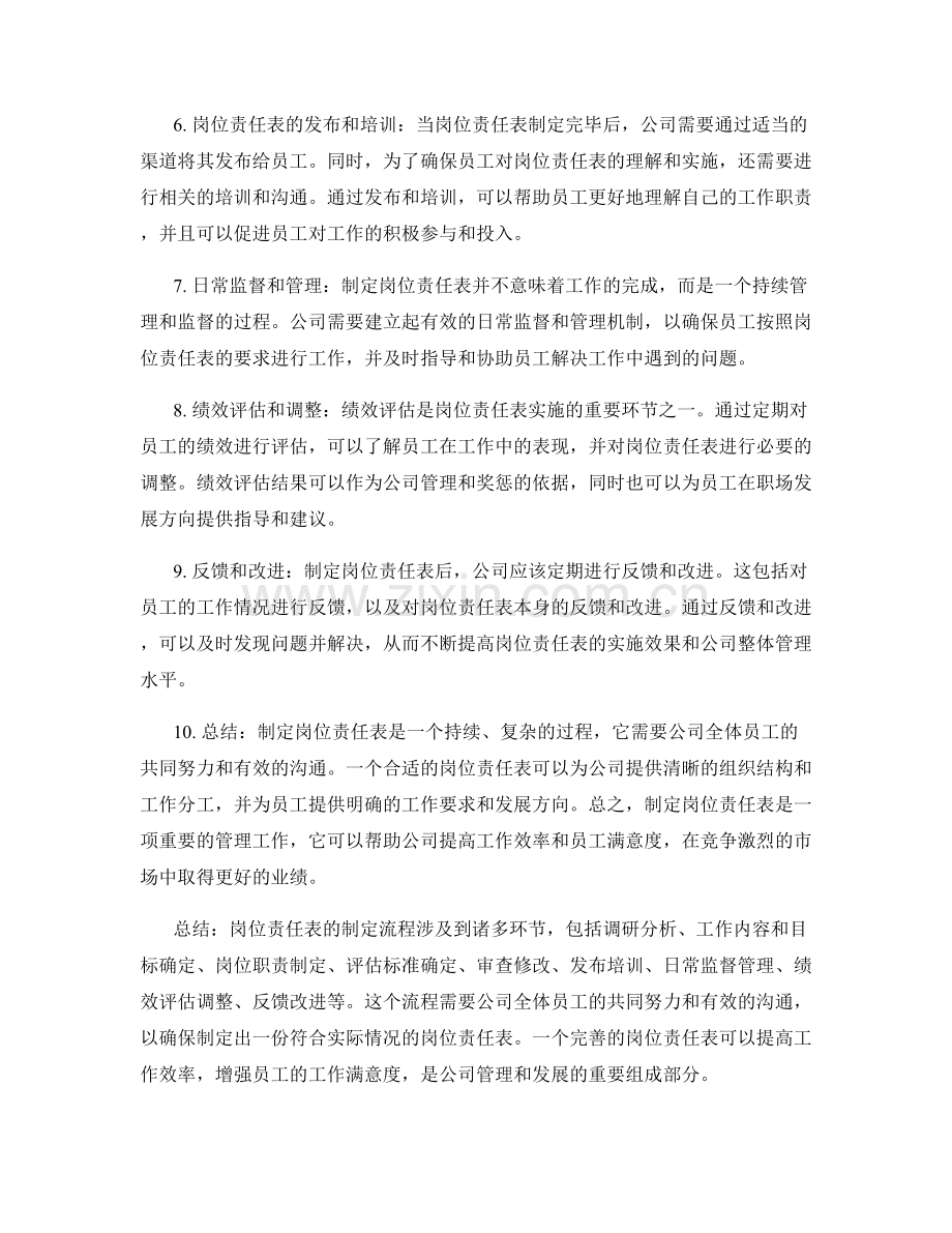 岗位责任表的制定流程.docx_第2页