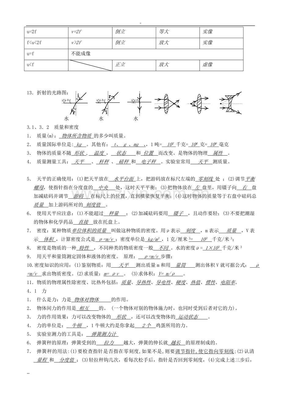 初中物理复习资料大全.doc_第3页