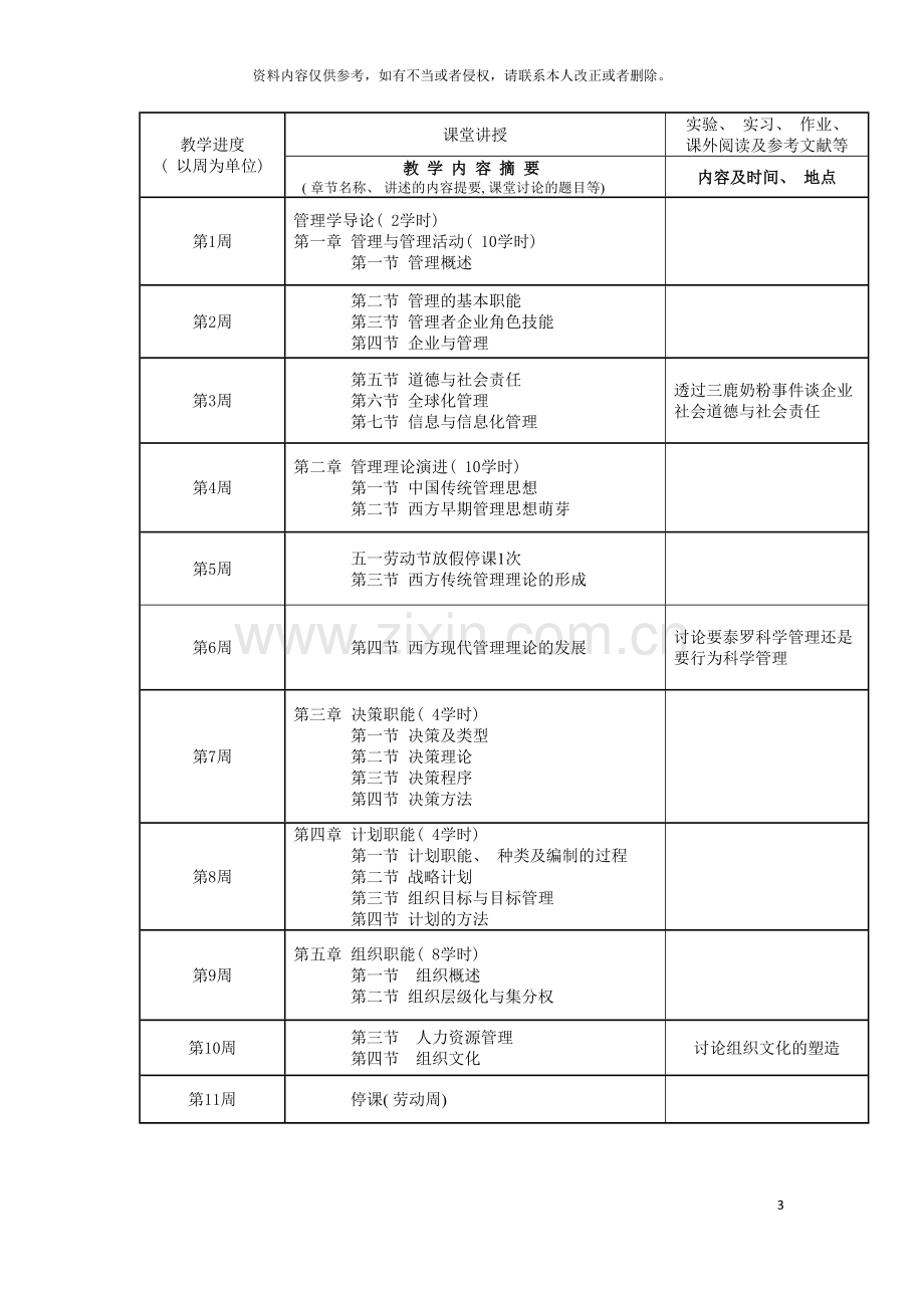 管理学原理课程说明书模板.doc_第3页