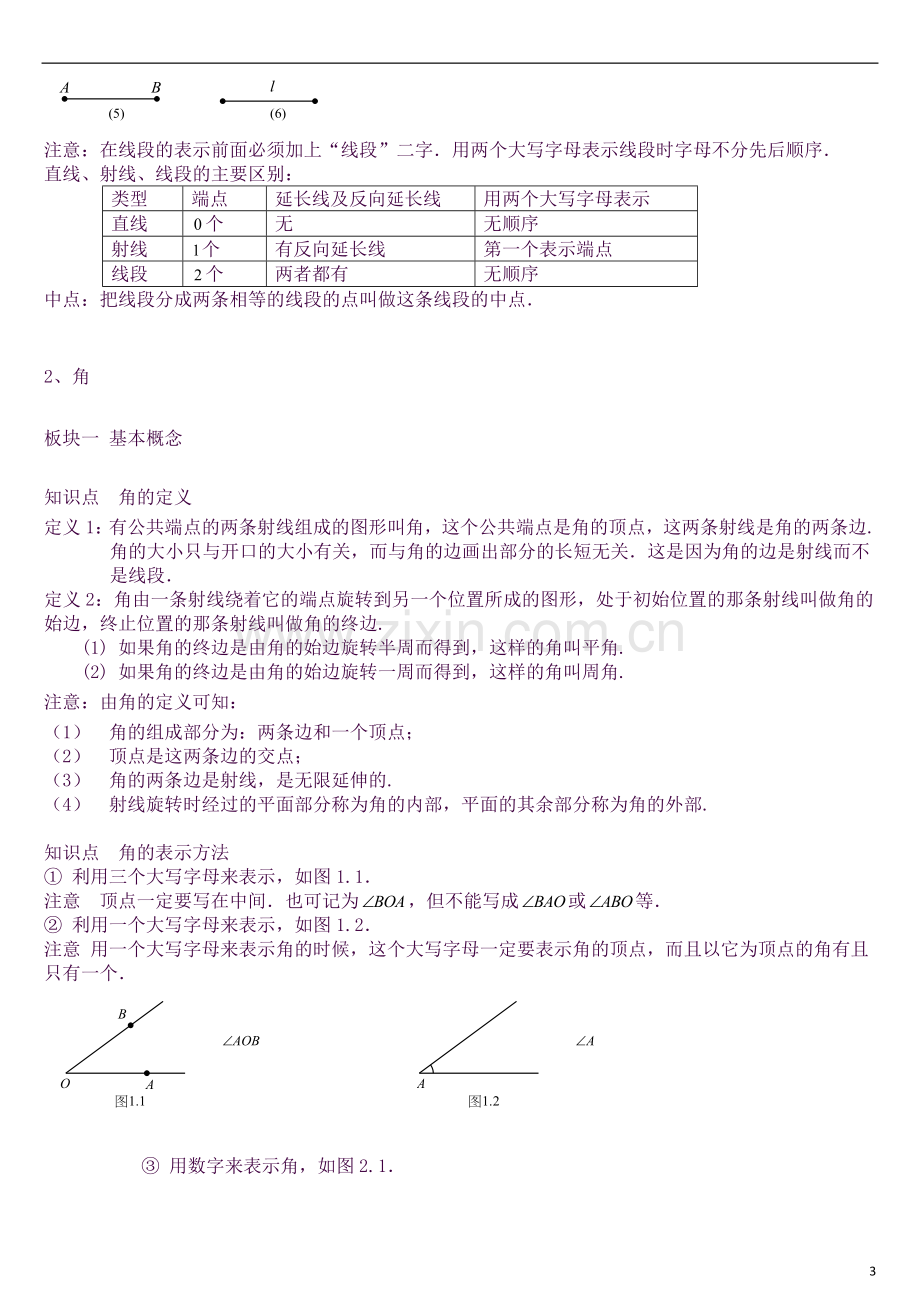 中考几何初步与三角形必考知识点解题技巧.docx_第3页