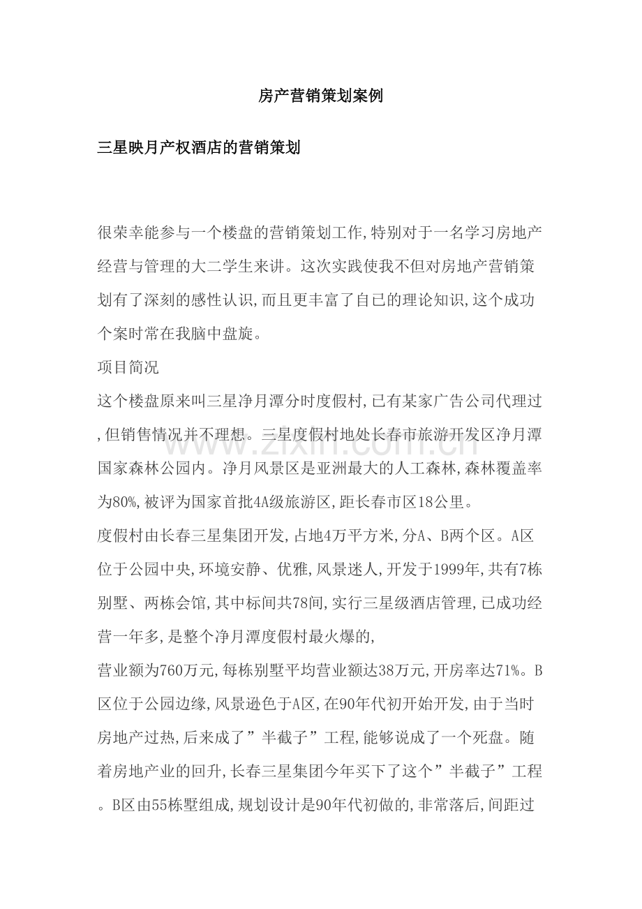 房产营销策划案例分析报告.doc_第2页