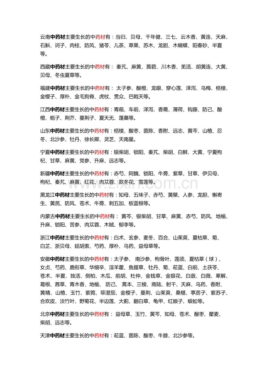 中药材的种类产地大全.doc_第2页