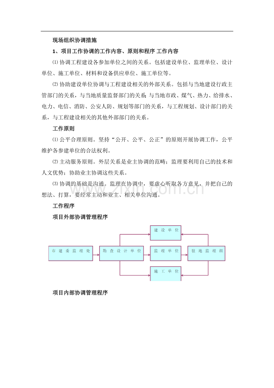 现场组织协调措施.doc_第1页