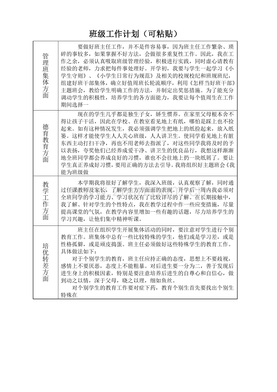 苏州市中小学班主任工作手册(已填).doc_第1页