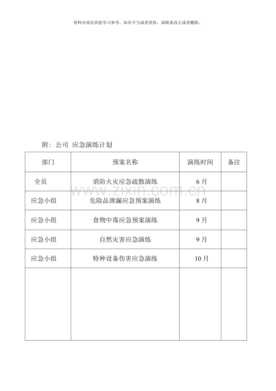 应急预案演练计划样本.doc_第3页