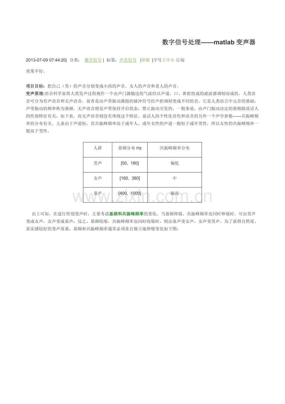 数字信号处理——matlab变声器.pdf_第1页