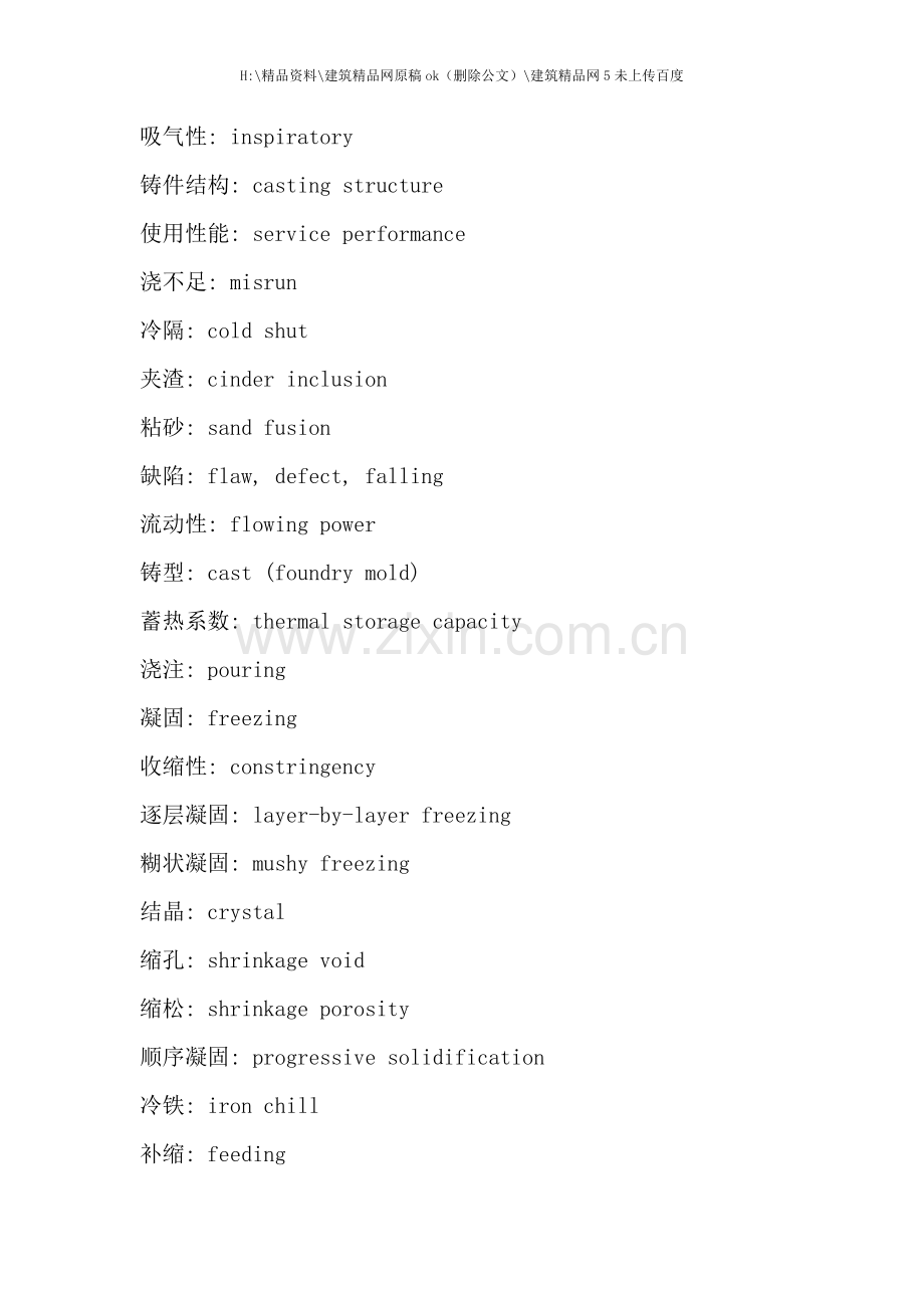 材料成型工艺基础部分中英文词汇对照.doc_第2页