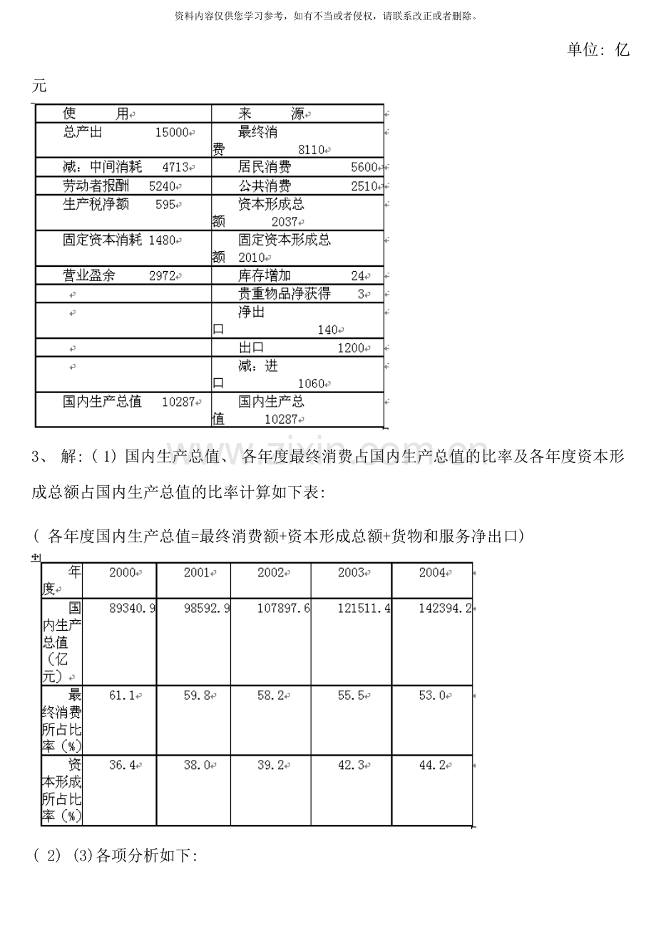 国民经济核算新版形成性考核册答案新版.doc_第3页