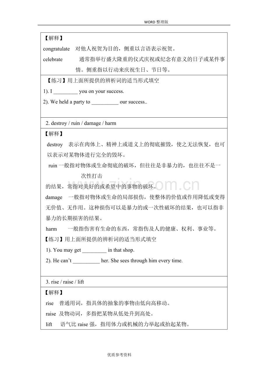 高中英语人版必修一Unit-4知识点汇总及强化练习.pdf_第2页