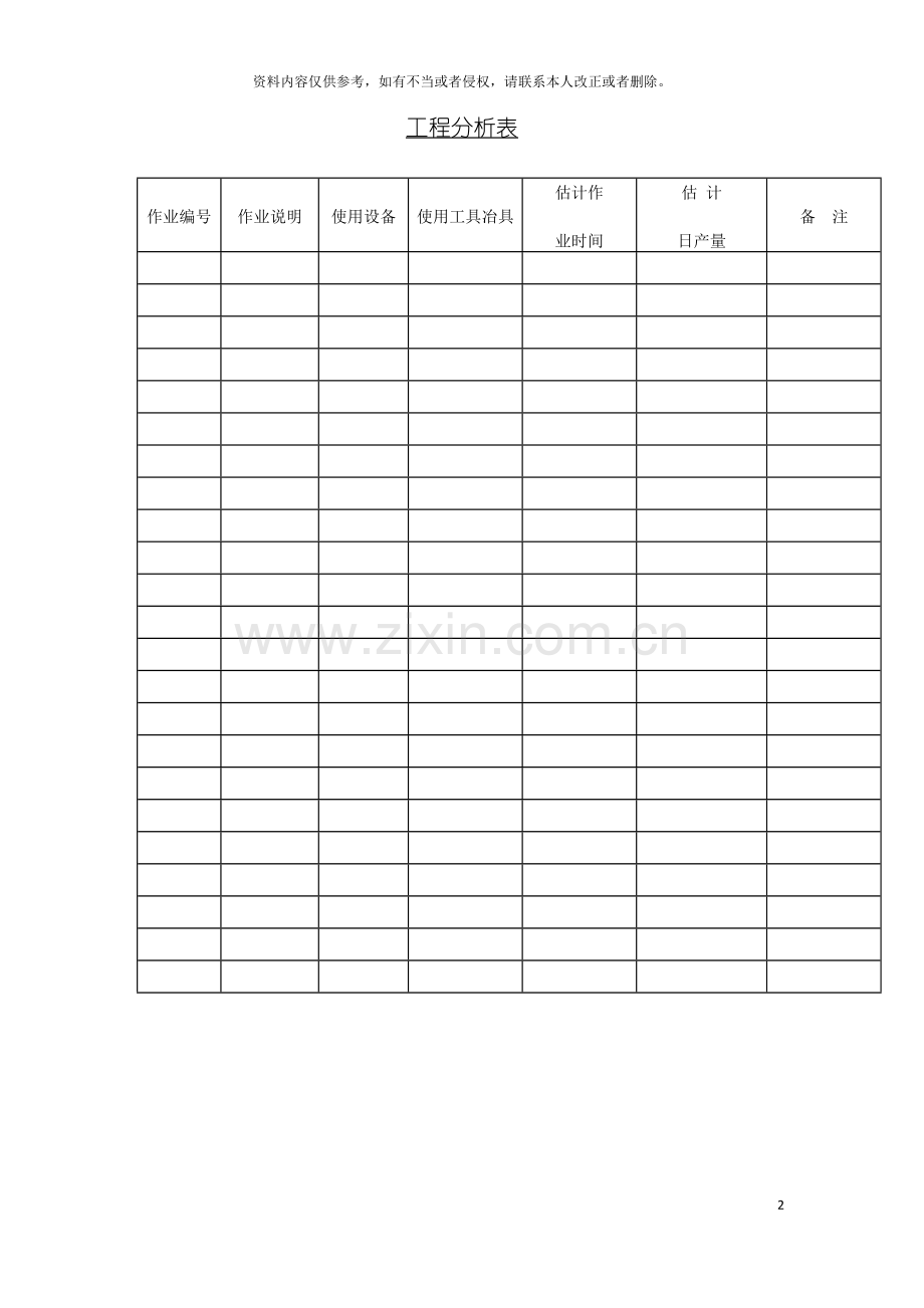 工程分析表模板.doc_第2页