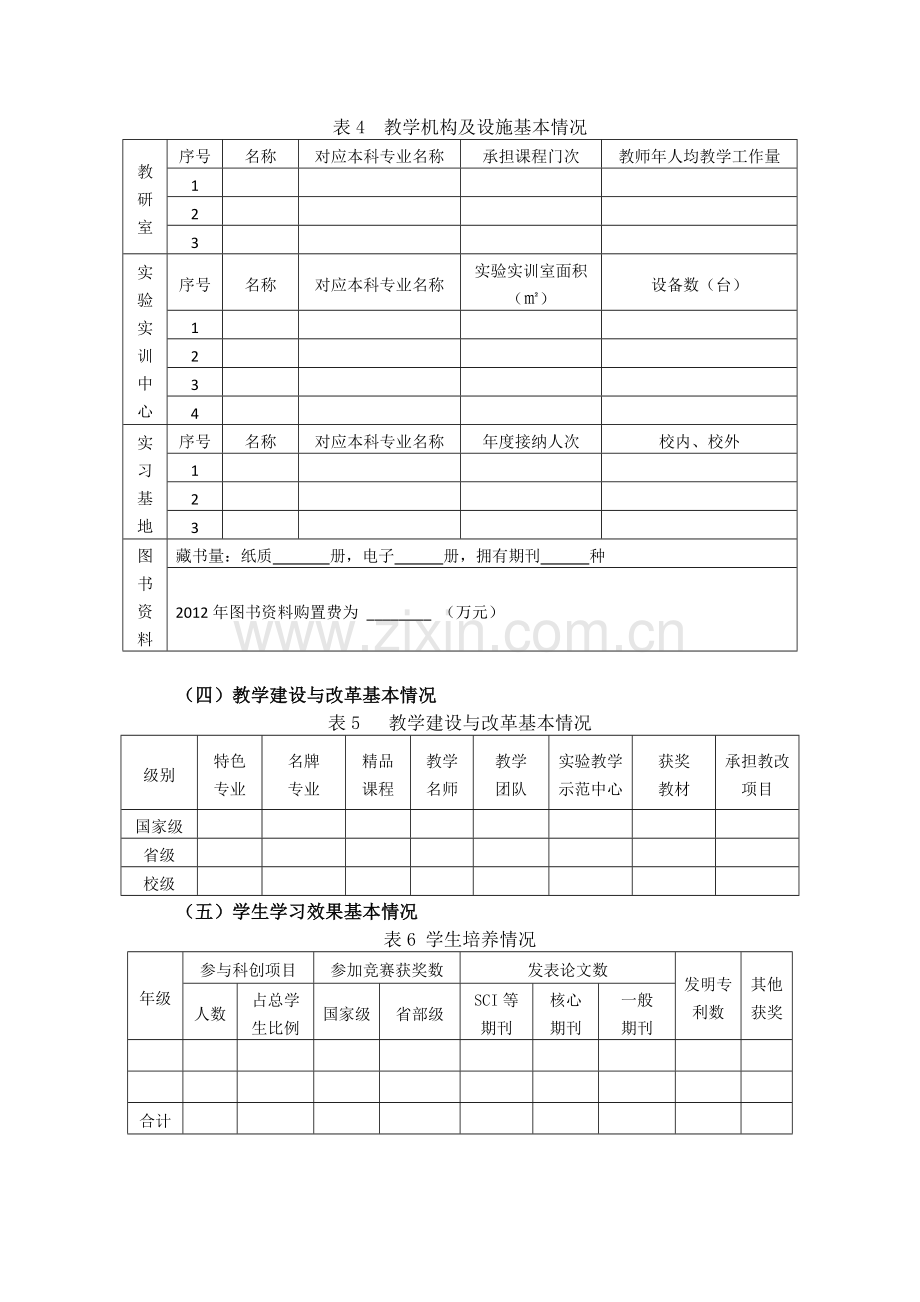 系(部、中心)2012年度本科教学质量报告.doc_第2页