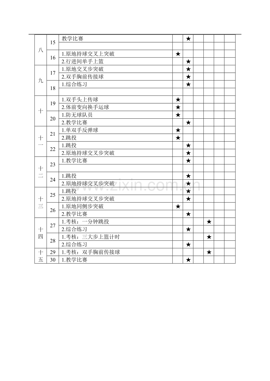 中学篮球课教案全集.doc_第2页