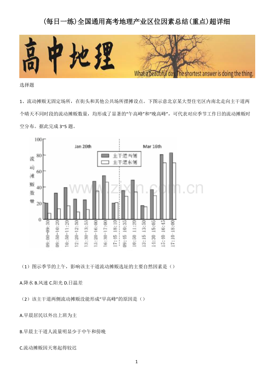 全国通用高考地理产业区位因素总结(重点)超详细.pdf_第1页