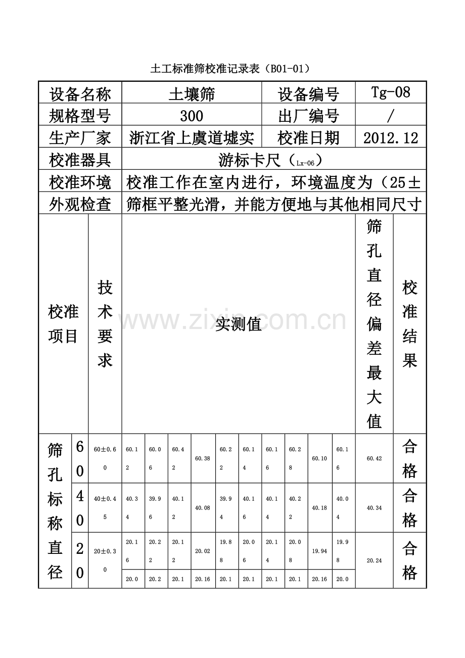 公路工程试验检测仪器设备校准指南表格.doc_第2页