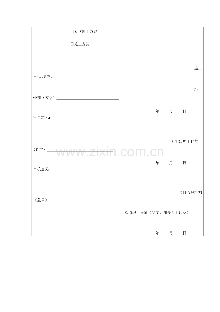 施工组织设计(专项方案)监理审核内容.doc_第2页