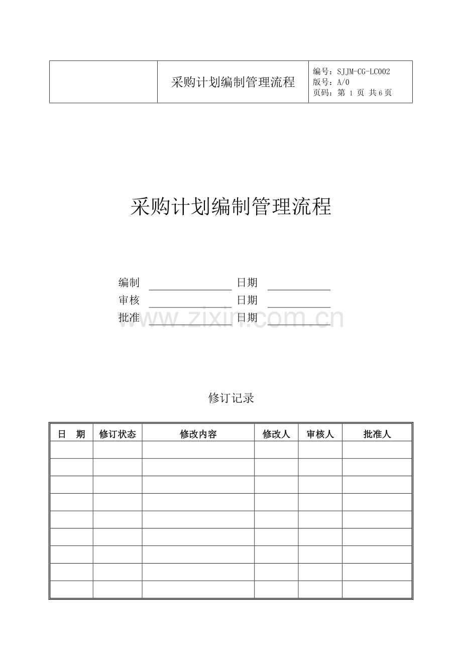 采购计划编制管理流程2.docx_第1页