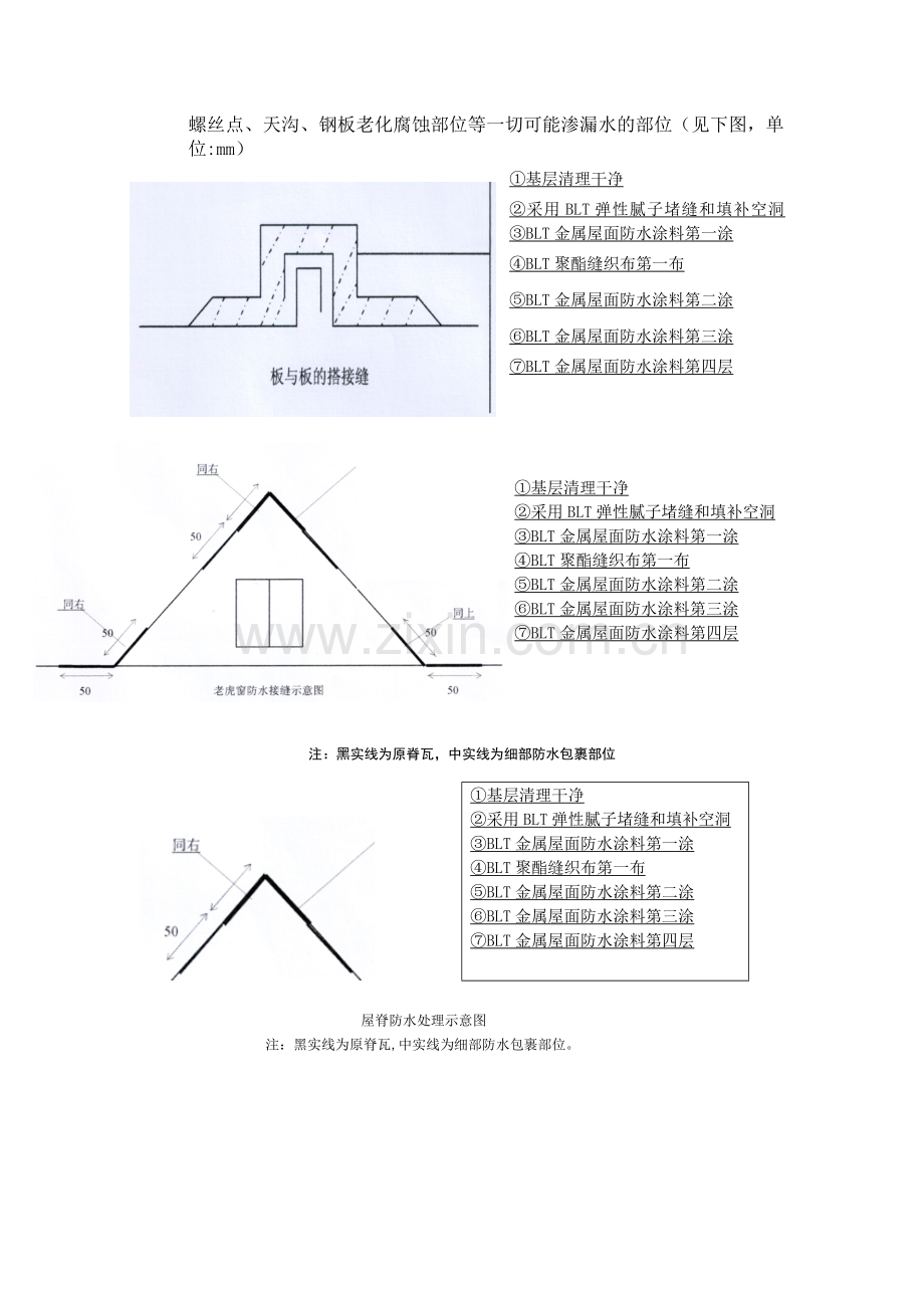 金属屋面防水工程施工方案.doc_第2页