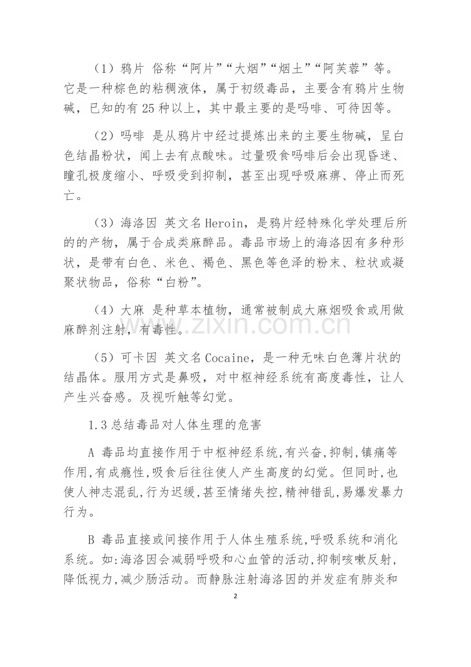 禁毒主题班会教案.pdf_第2页